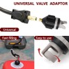 GOIYZTTR SUP Valve Adapter Inflatable Adapter with 4 Pieces Gas