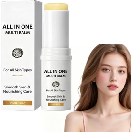 White Truffle Double Serum 3-In-1 Multi Balm - Moisture Under Eye Balm for Elasticity & Fine Lines, Glowy Finish Serum Stick with Vitamin C & Collagen, Sensitive Skin Care (1) Profesionales de la moda