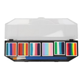 60g Body Paint Palette 6 Types Washable Face Painting Palette Kit for Children Cosplay