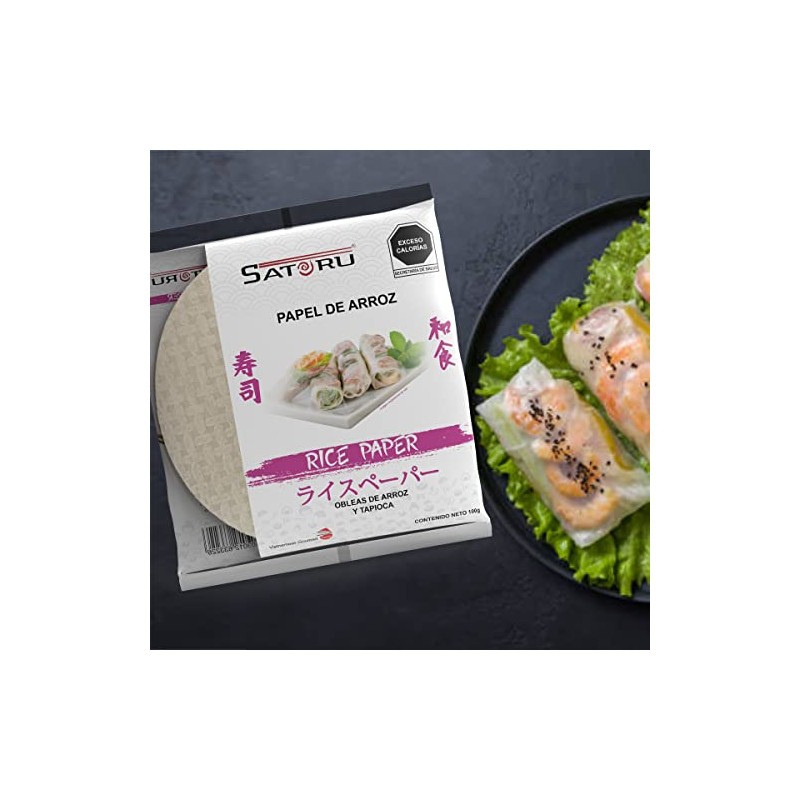 Satoru Papel de Arroz, Característico a papel arroz, 10 piezas