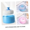 ORFOFE 2Pcs Body Powder Puff with Storage Box Soft and