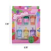 6pc Smoothie Lip Balm Set – Fruit-Scented Lip Glosses in