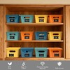 Tiawudi 12 Pack 4.5L Storage Bins with Lids, Plastic Storage