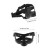 WHAMVOX Basketball Face Mask Lightweight Half Face with Elastic Band