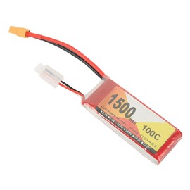 11.1V 1500mAh 100C 3S LiPo Battery with XT60 Plug Accessory for QAV250 RC Racing Car Quadcopter