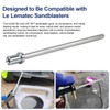 Sand Blaster Long Nozzle Tip Compatible with Le Lematec, Nozzle