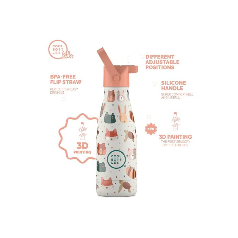 Cool Bottles - Thermos Flask for Children - Stainless Steel
