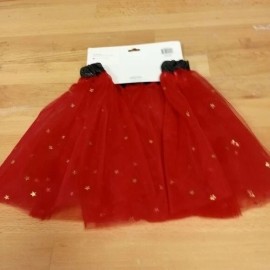 New Dog or Cat Red Santa Claus Christmas TuTu Skirt Costume One Size