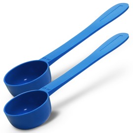 2pc Kit, RE-GEN 15ml Reusable Long Handle Plastic Measuring Spoon Scoops Dosing Spoons | Ideal for Liquids, Powders, Granules, Home, Kitchen, Catering, Healthcare, Fitness