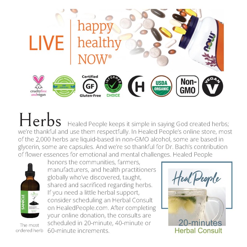 herbs. Love. Hugs. Laughter. DEPRESSION, ANXIETY & NERVOUSNESS, 4 oz
