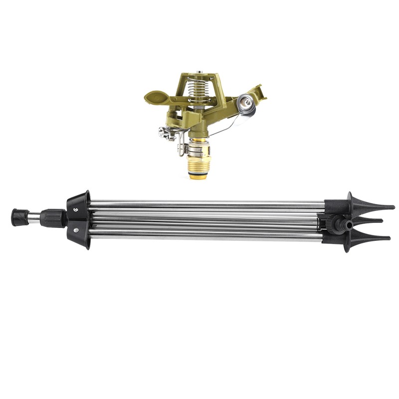 Stainless Steel Ground Insert Zinc Sprink Water Watering Sprinkler Sprayer