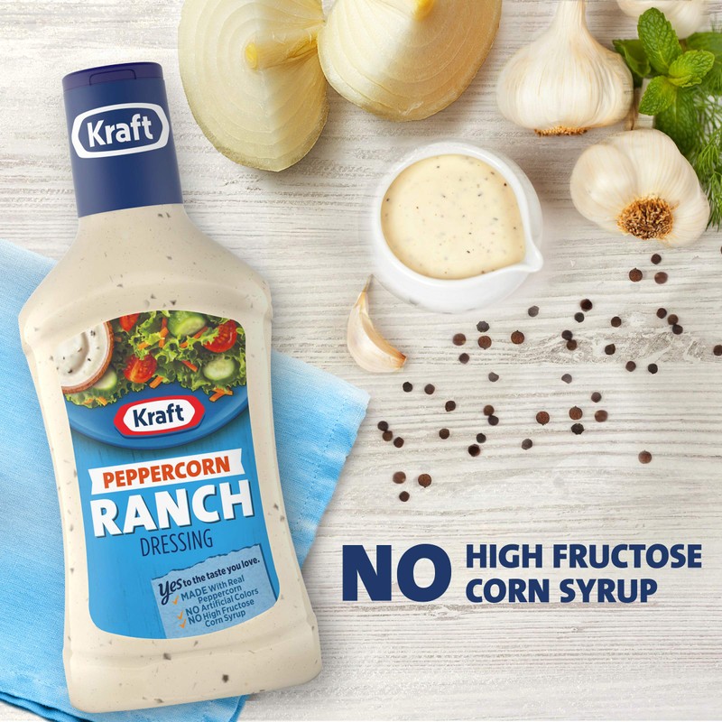 Kraft Peppercorn Ranch Salad Dressing (16 fl oz Bottle)