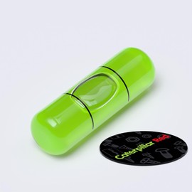 Replacement Level Glass Vial, Spirit Bubble Level, No Nib, Accurate, Green, 25mm x 8mm, (63/64 x 5/16 in)