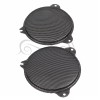 Unbranded Black Front Fairing Black Mesh Speaker Grills Grilles For