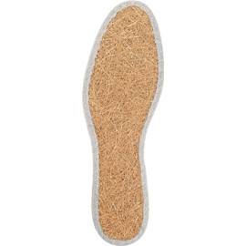 pedag Deo Fresh Natural Terry Cloth & Sisal Insoles, Handmade in Germany, Fully Washable, Perfect for Keeping Feet Dry and Fresh in The Summer, US W12 M9 / EU 42, Gray, 1 Pair