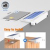 NIORSUN Solar Fence Lights Outdoor 8 Pack, IP65 Waterproof Large