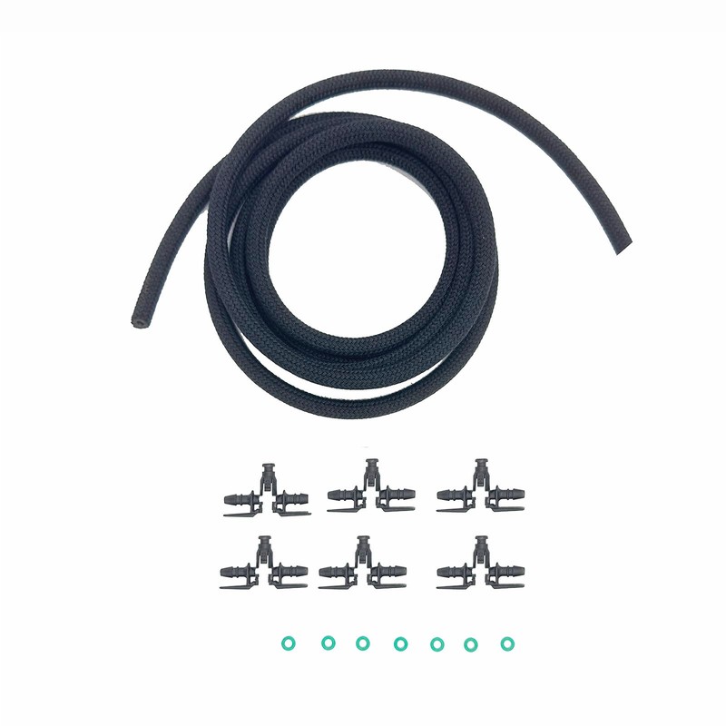 68229388AA Fuel Injector Return Line Fitting Hose Kit for EcoDiesel