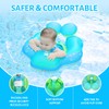 LAYCOL Baby Swimming Float with UPF50+ Sun Canopy Baby Floats