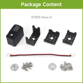 Waveshare 30 kg.cm ST3235 Serial Bus Servo, High Precision and Large Torque, Aluminium Alloy Case, with Programmable 360 Degrees Magnetic Encoder, Multiple Operation Modes Switchable