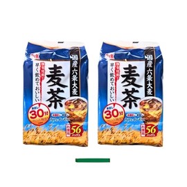 (Set) Kotani Kernel Flour, OSK Domestic Rokujo Barley, Barley Tea 56 Packs x 2 Bags, Bag Closure Clip Set, Cold Brew, Delicious Japanese Barley Tea, Decaffeinated