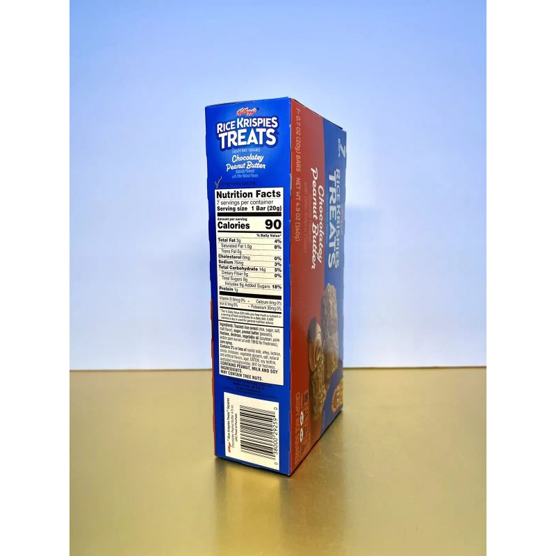 Kellogg's 🟠 New Limited Kellogg's Rice Krispies Treats Chocolatey Peanut
