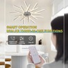 TREATLIFE HOME 36-Inch Ceiling Fan with Dimmable LED Lights and