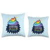 UNICORN POOP Rainbow Poo Crud Pile Funny Magical Meme Throw