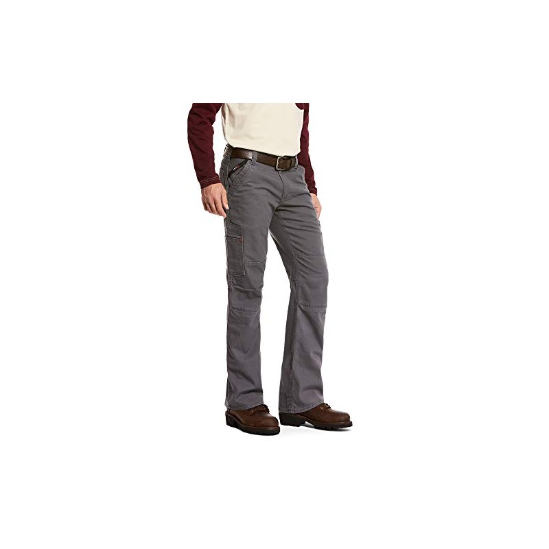 ARIAT Men’s Flame Resistant M5 Straight Stretch DuraLight Canvas Stackable