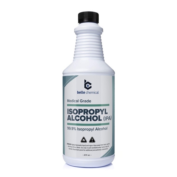Medical Grade Isopropyl Alcohol - No Methanol - No Foul Odor - Meets USP Specifications - Approved for Hand and Skin Application (32oz) (1 Bottle (32oz))