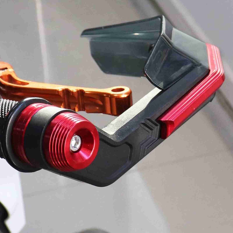 Motorcycle Handguards, Anodized Motorbike Handguards Wind Protector Universal for 7/8''
