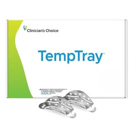 Clinician's Choice 46050 Temptray Aluminum Impression Trays Posterior Universal 50/Pk