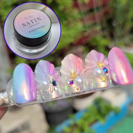 Bonnie B Nail Satin Powder Soft Tropical / 보니비 네일 새틴 파우더 몽글몽글 트로피칼