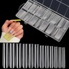 LIONVISON 3XL Clear Full Cover Nail Tips for Acrylic Nails