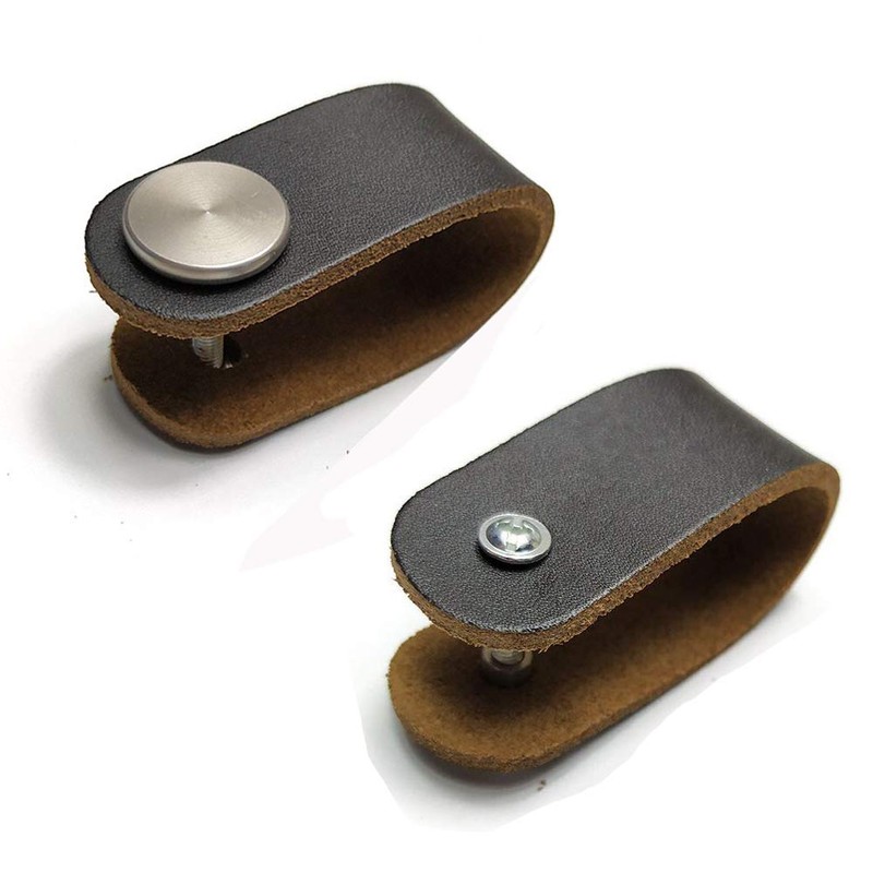 6pcs Leather Furniture Door Handle Modern Europe Style Pull Handle