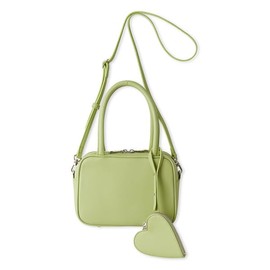 Frey Idea FWGB244317 Mini Boston Bag with Heart Pouch Charm, green (MNT)