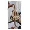 4" Solid Brass Bell Quality Marine Wall Mounted Ship Hanging