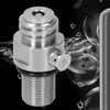 Soda Cylinder Valve Electroplating Brass CO2 Valve Adapter for M18x1.5