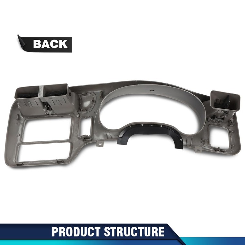 PIT66 Dashboard Bezel Cluster Dash Bezel Trim Double Din Compatible