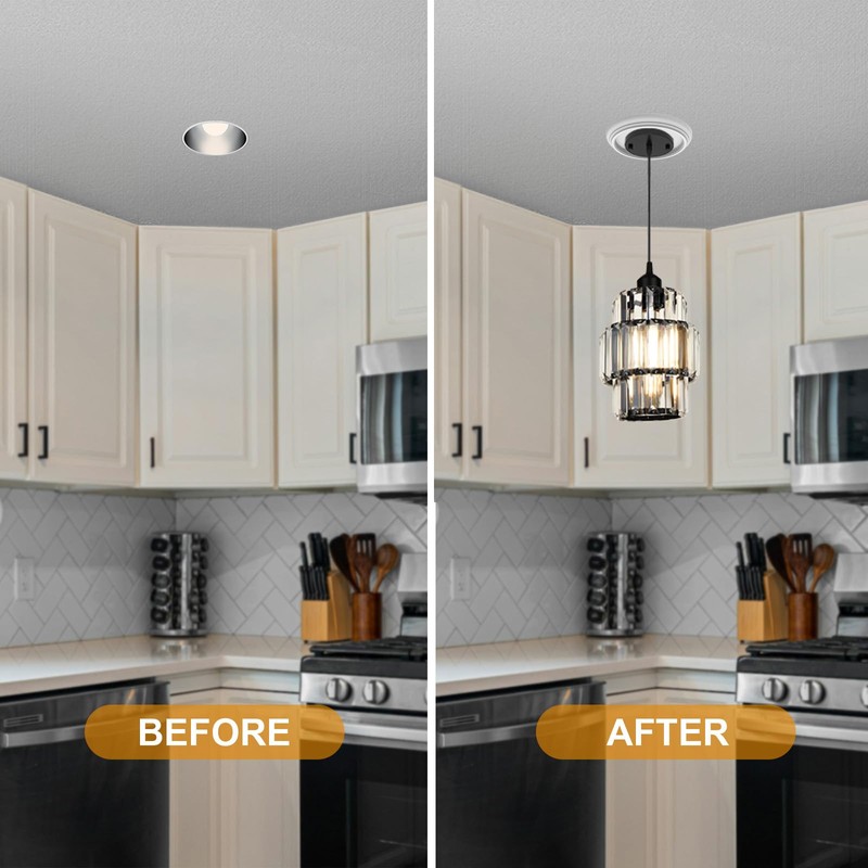 YIIZON R5 and 6 Recessed Can Light Conversion Kit, for
