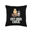 Baby Chicks in Homesteading with Lamp Throw Pillow