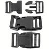Your Day Mate Buckles Webbing in Black Hard Plastic, Push