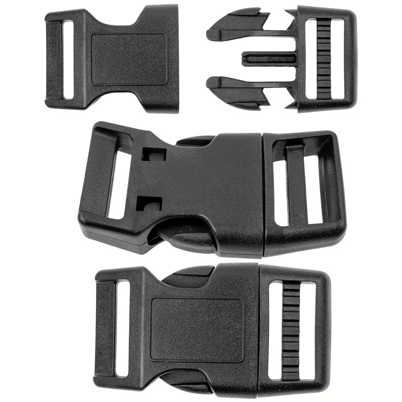 Your Day Mate Buckles Webbing in Black Hard Plastic, Push