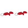 2Pcs Red Can Opener Outdoor Multi-Function Tool Portable Beer Bottle