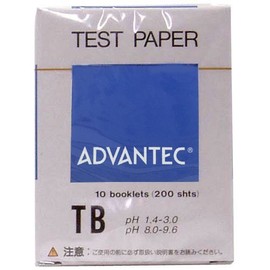 adobantekku Oriental PH Test Paper Book Type TB (1.4 – 3.0/8.0 – 9.6) 20 Sheets uchigo 10 X 07010020