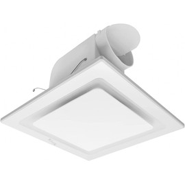 Jinhong Bathroom Fan Ceiling Mount Exhaust Ventilation Fan Ceiling Exhaust Fan Extractor Fan 141 CFM 1.2 Sones,Quiet Bathroom Ventilation Exhaust Fan for Shower,Restroom,Office,Home(Flat Plate)