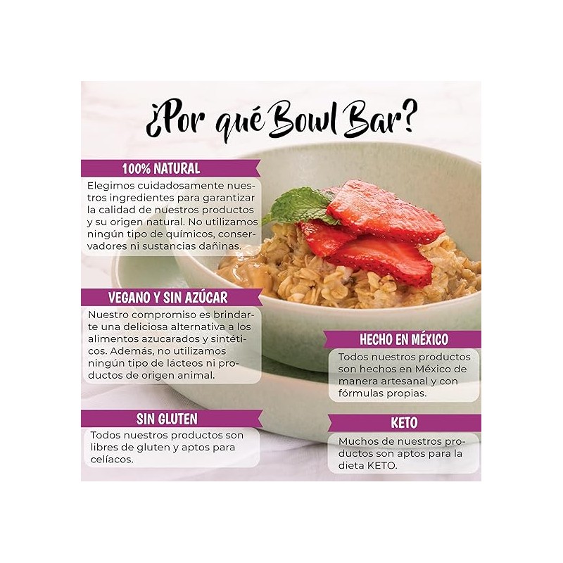BOWL BAR | Untable De Avellanas 100% natural, vegano, Keto,