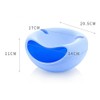 WOIWO Plastic Lazy Person Double Layer Dry Fruit Bowl and