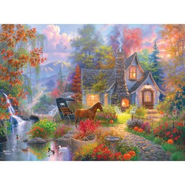 Abraham Hunter 1000 Piece Jigsaw Puzzle - Fairytale Cottage