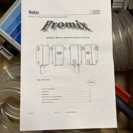 SEKO Promix Dilution Control Dispenser, 4 Product, Spray Bottle Fill Gray NIB