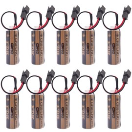 LITKEQ (Pack of 10) 3V Battery Compatible with Fuji FDK CR8.LHC 17430, Toto CR8-LHC TH559EDV410R, TOTO THP3053 Back Up Batteries for Eco EFVS, Toto Flush Valves and Faucets
